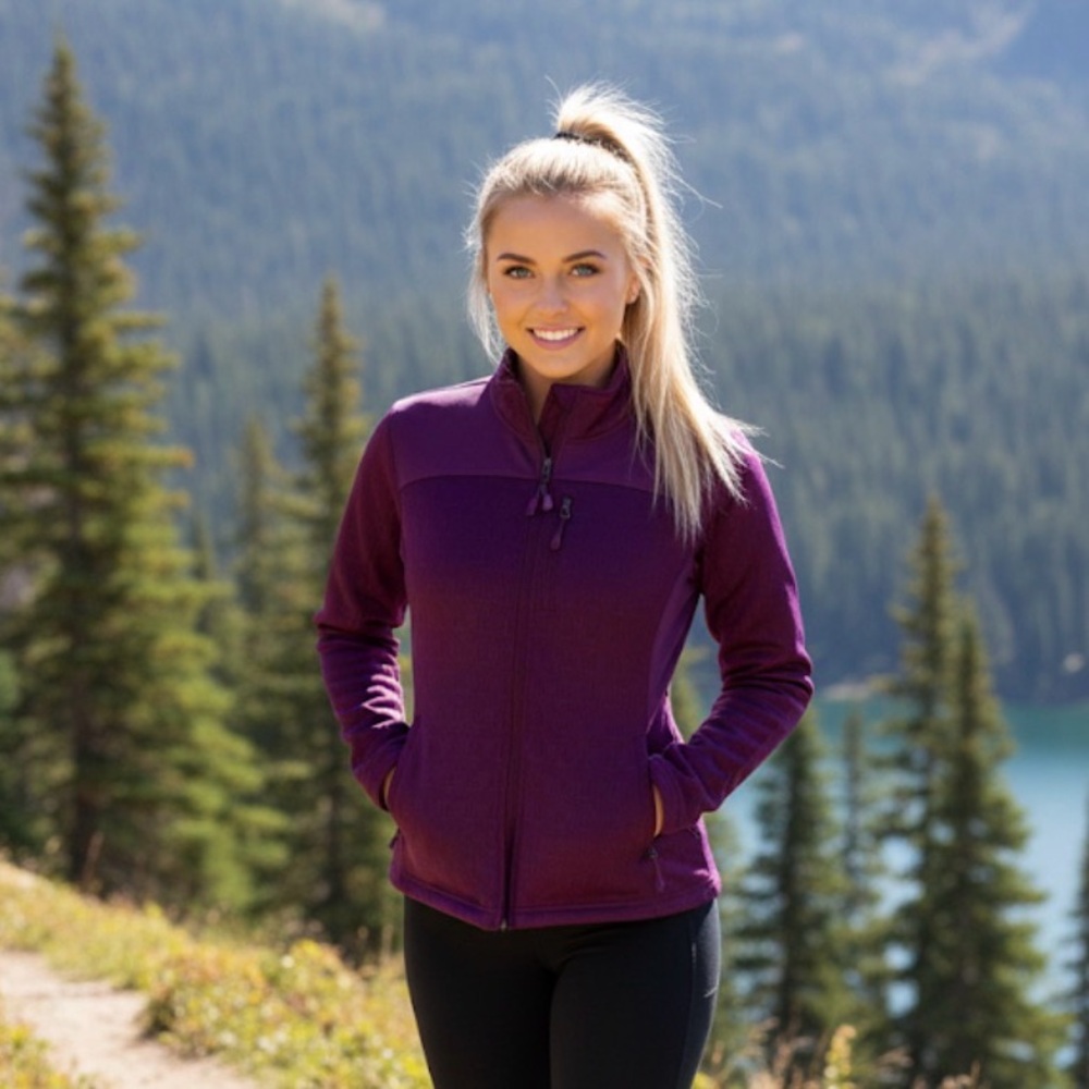 Swiss tech purple jacket size XL (16-18